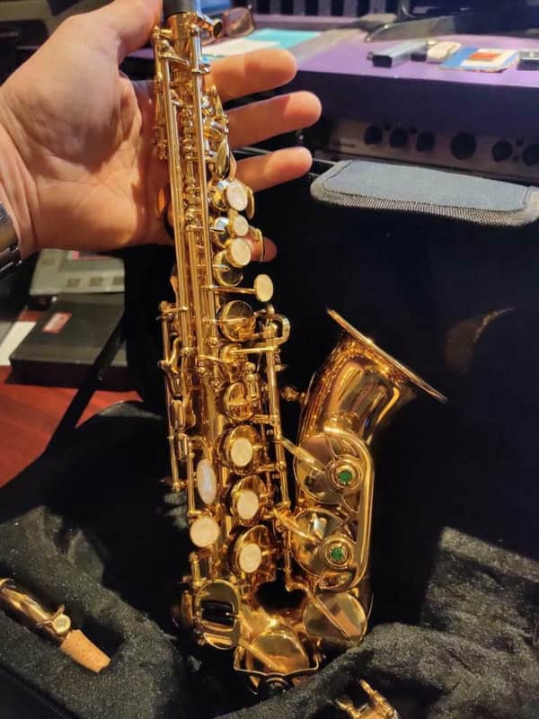 Jäger Soprano Saxophone 1990 Gold lacquer image 1
