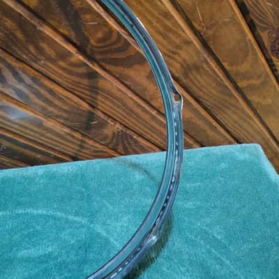 Slingerland 18" 8 Lug Stick Saver Hoop/Rim 1960's/70's - Chrome image 7