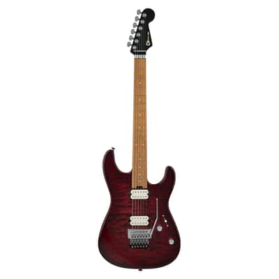Used Charvel Pro-Mod Plus San Dimas Style 1 HH FR CM - Sangria Burst image 2