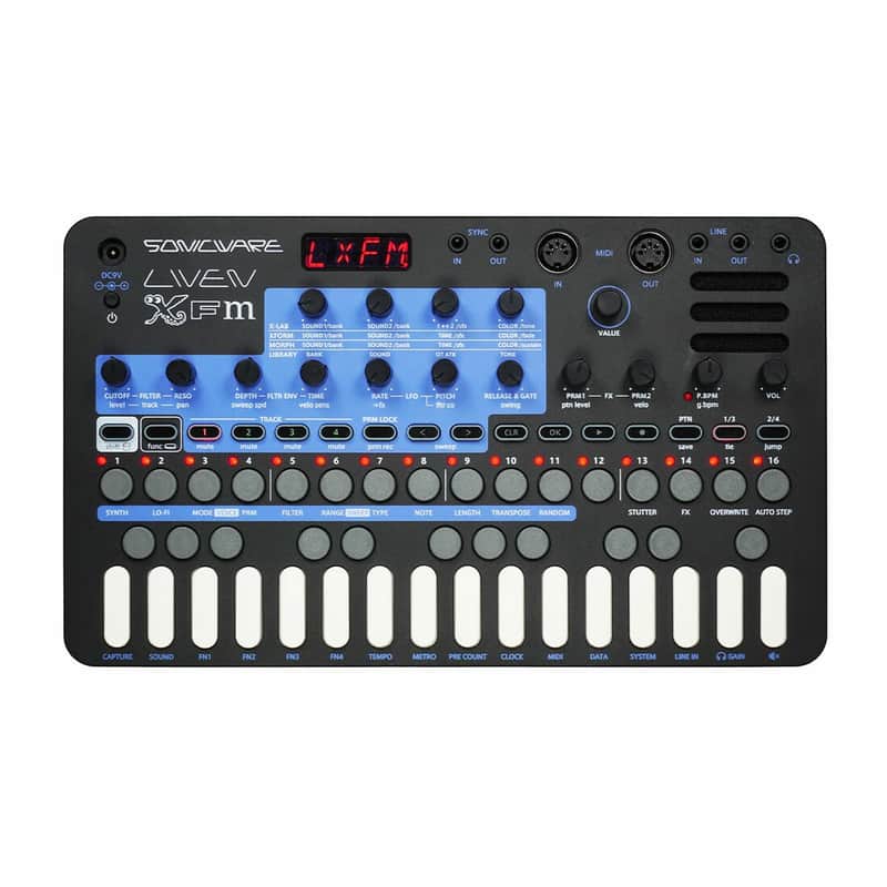 Sonicware Liven XFM 27-Key Multi-Track FM Synthesizer Groovebox image 1