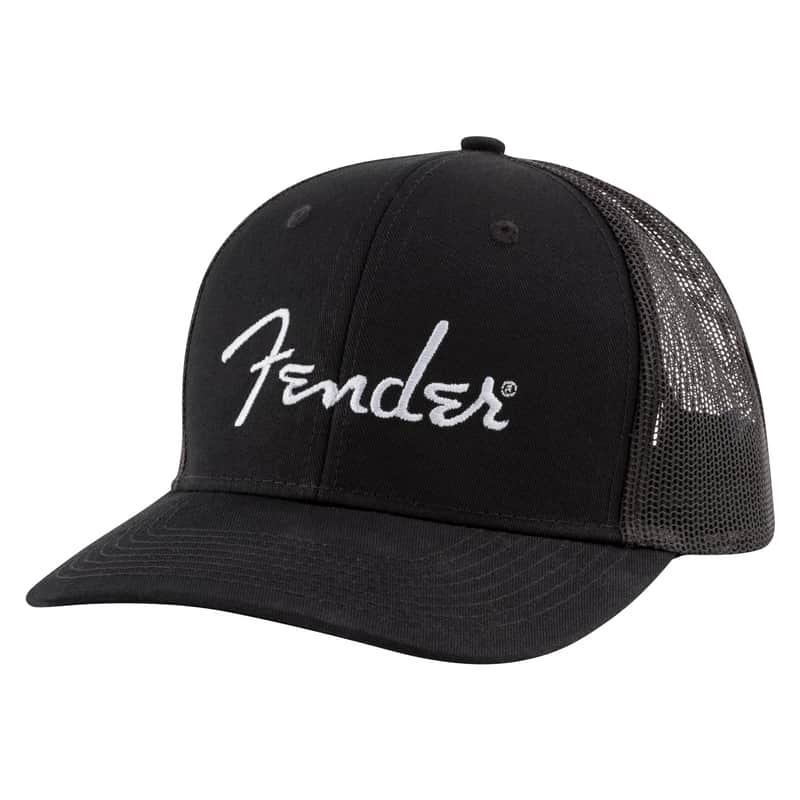Fender Silver Logo Snapback Hat image 1