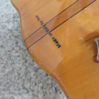 Vintage 1966 Vox Bobcat Guitar Sunburst Very Clean 3 Pick Ups Tremolo Wow image 8