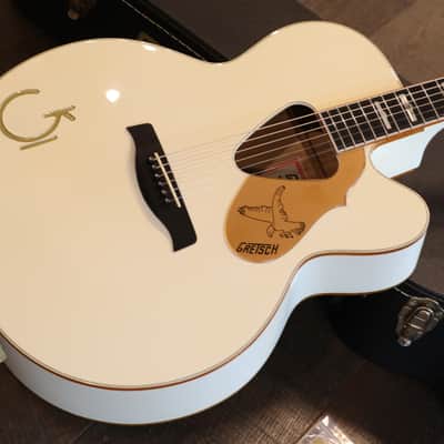 Rare! 2006 Gretsch G6022CWFF White Falcon Rancher MIJ Acoustic Guitar + OHSC image 2
