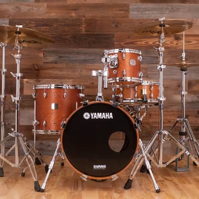 Yamaha Birch Custom Absolute 3 Piece Drum Kit, Vintage Natural (Pre Loved) image 1
