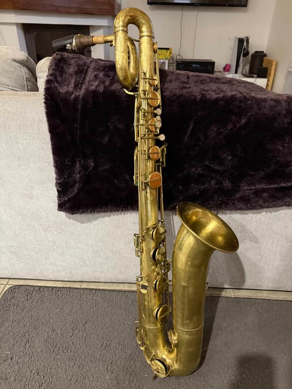 Raymond Dubois Vintage Baritone Saxophone – Rare French Collector Piece image 1