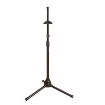 Yorkville  Spring loaded tripod trombone stand, black. SL-22 image 1