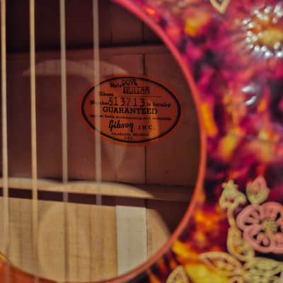 Gibson Dove 1968 - Cherry Sunburst image 4