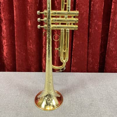 Frank Holton Gustav Heim Custom Trumpet w/Floral Bell (1927) image 1