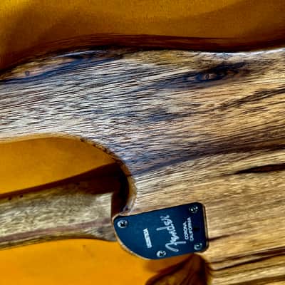 Fender Limited Edition American Acoustasonic Stratocaster 2020 - Exotic Ziricote image 23