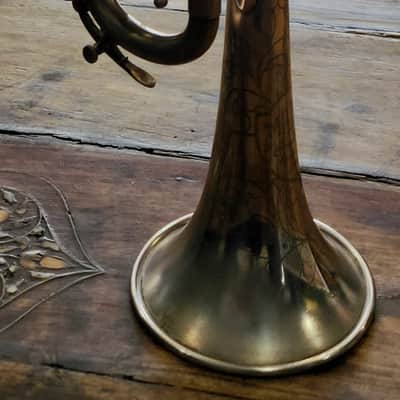 VERY RARE! Martin Handcraft Trumpet 'Dansant Era' Silver Plated Medium Bore 1926-1936 Elkhart, Indiana, USA image 4