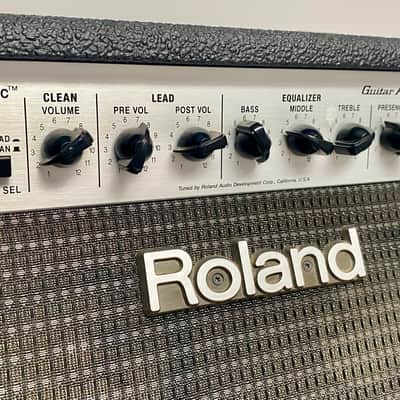 Roland GC-405 Tube Logic 2-Channel Mini Stack (Combo + Extension Cabinet) 1996 - 2000 - Black image 5