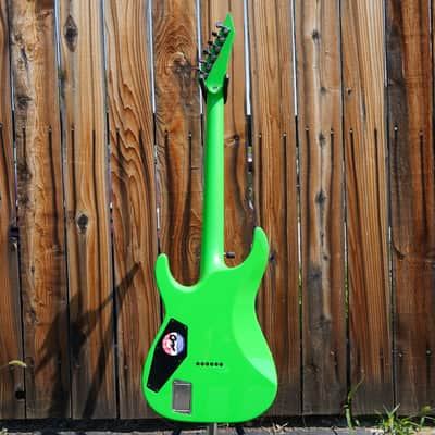 ESP CUSTOM SHOP M-II CTM/M Neon Green 6-String Electric Guitar w/ Hard Case (2025) image 3