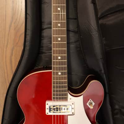 1963 Harmony H54 Rocket Red Sunburst image 6