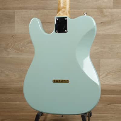 Mo Tone Surf Green T-Style Solid Body Electric Guitar - Used image 3