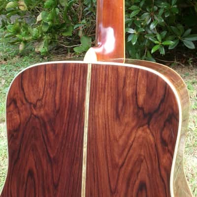 1974 Yairi YW-600 Dreadnought Guitar New Jacaranda Natural+vintage Hard Case image 8