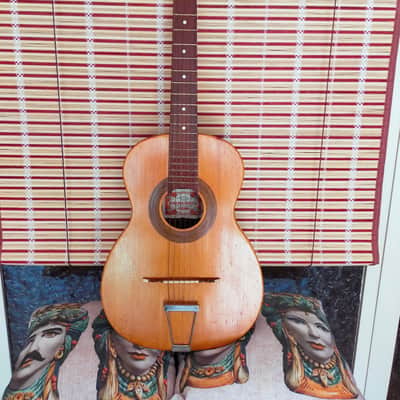 Guitar (Sicilian guitar) Ermelinda silvestri Parlor 1940 Natural image 1