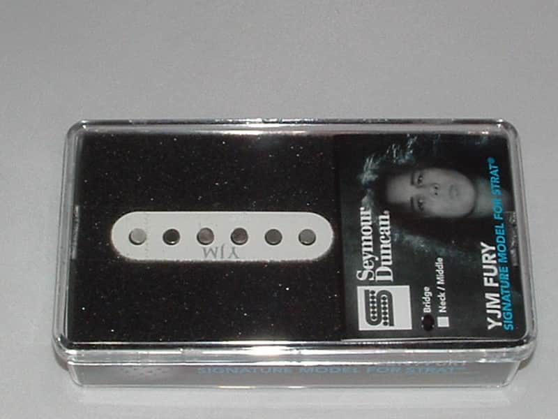 Seymour Duncan STK-S10 Yngwie J. Malmsteen Fury Bridge (White) - YJM Bridge White image 1