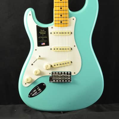 Fender American Vintage II 1957 Stratocaster Left-Hand Sea Foam Green image 1
