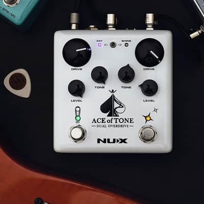 NUX Verdugo Series Ace of Tone Dual Overdrive Effects Pedal image 6