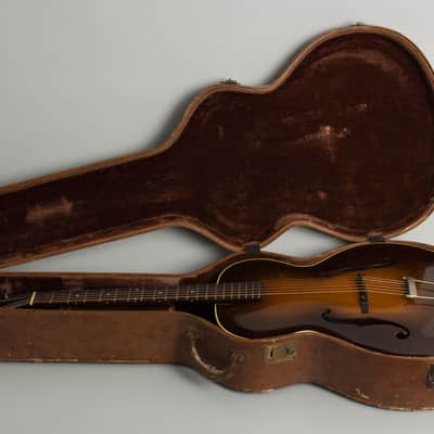 Epiphone  Zenith Arch Top Acoustic Guitar (1939), ser. #13787, Period brown hard shell case. image 10