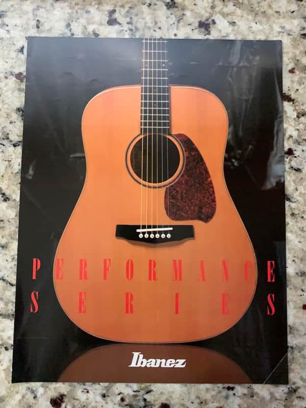 Ibanez Performance Series Acoustic Brochure 1986 image 1