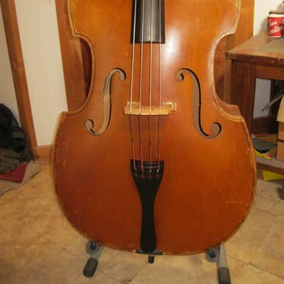 Juzek Double Bass 1940s - Honey Amber image 2