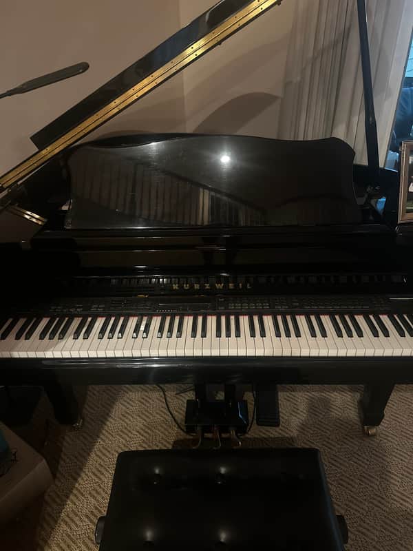 Kurzweil Mark 152i Digital Baby Grand - Ivory image 1