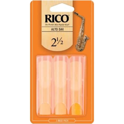 Rico RJA0320 Alto Saxophone Reeds - Strength 2.0 (3-Pack)
