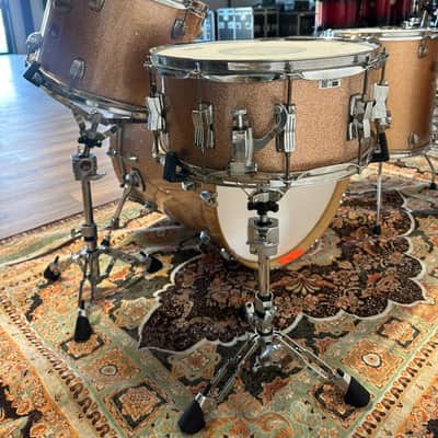 Ludwig LRC24D-CS Centennial Series Moto 10x13 / 16x16 / 16x18 / 16x24" 4pc Drum Set 2011 - 2021 - Champagne Sparkle image 3