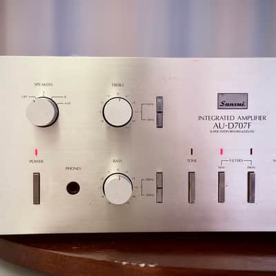 🔥🎶✨ Sansui AU-D707F Vintage Integrated Amplifier (100V • Serviced • Excellent • Step-Down Transformer Included) – Plug & Play image 6
