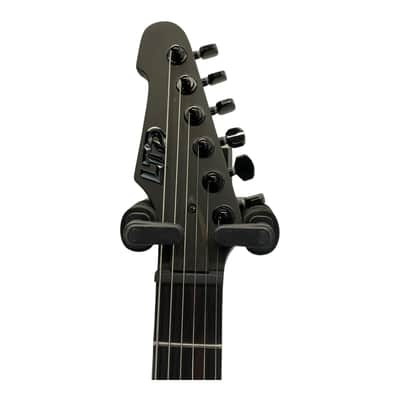 Used LTD Phoenix Black Metal Electric Guitar Black 6-String image 5