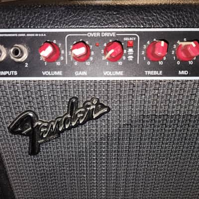 Fender Super 60 2-Channel 60-Watt 1x12" Guitar Combo 1988 - 1992 - Black image 3