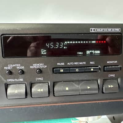 Technics Sterio Cassette Deck RS-BX646 1994 - Black image 5