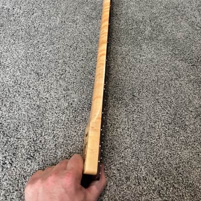 Warmoth Telecaster neck 2020 - high grade birdseye maple and figured Ziricote fretboard image 5