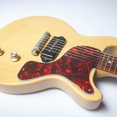 Gibson Custom Shop Les Paul Junior Double Cut (DC) 2007 - T.V. Yellow / Split-Pea Soup image 6