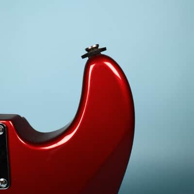 2003 Squier Stratocaster Loaded HH Humbucker Configuration Guitar Red Body image 19
