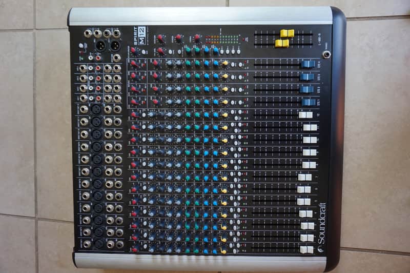 Soundcraft Spirit M12 12-channel 4-bus Mixer Spirit M12 | Reverb