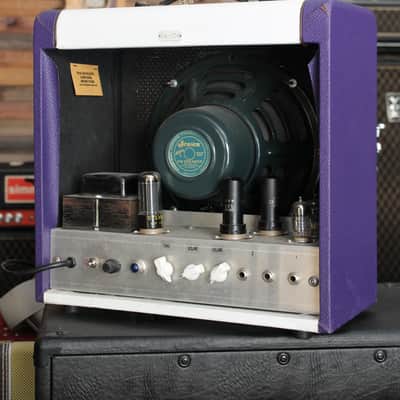 Vintage 47 Amps The Bronson - Two tone blue/cream image 3