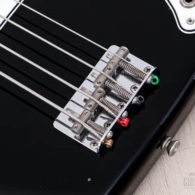 1982 Fender JV Precision Bass ‘62 Vintage Reissue PB62-75 Black w/ Case & Tags, Japan MIJ Fujigen image 8