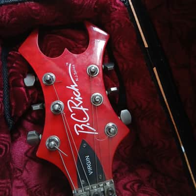 B.C. Rich Virgin Entre 2000 y 2003 - Rojo moteado. Brillante imagen 4