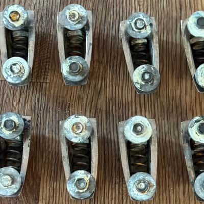 Ludwig Mini Classic Snare Drum Lugs Vintage 60's Nickel Lot of 8 image 4