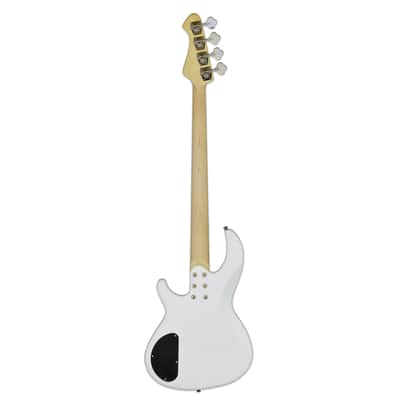Aria RSB-618/4-WH RSB Series Basswood Body Bolt-On Maple Neck 4-String Electric Bass Guitar image 2