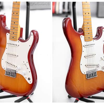 1983 Fender Dan Smith era Stratocaster Hardtail in Sienna Sunburst image 8