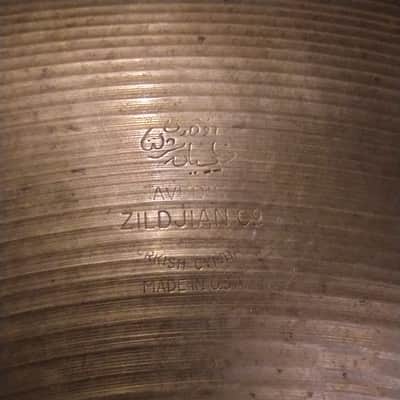A. Zildjian 18" Small Stamp Light Crash Ride sizzle 1397g 1950s image 4
