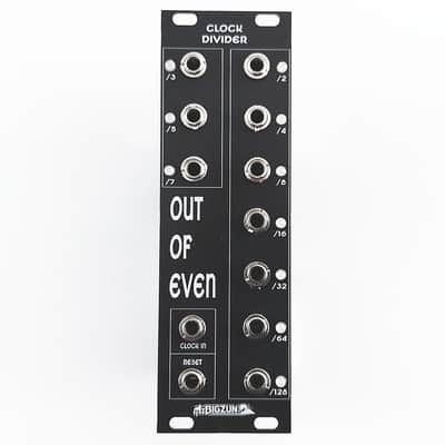 BIGZUN Out Of Even - Eurorack Clock Divider Module | 10 Outputs incl. Odd Divisions /3 /5 /7 | 8HP image 2
