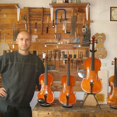 Professional Handmade 4/4 Violin - A. Stradivari “Cremonese 1715” Model - European Master - Rich Concert Tone - Certificate Included - Video image 7