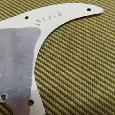 FENDER  STRATOCASTER PICKGUARD 3 ply very EARLY 1970's 1973 CLEAN! ORIGINAL! image 8