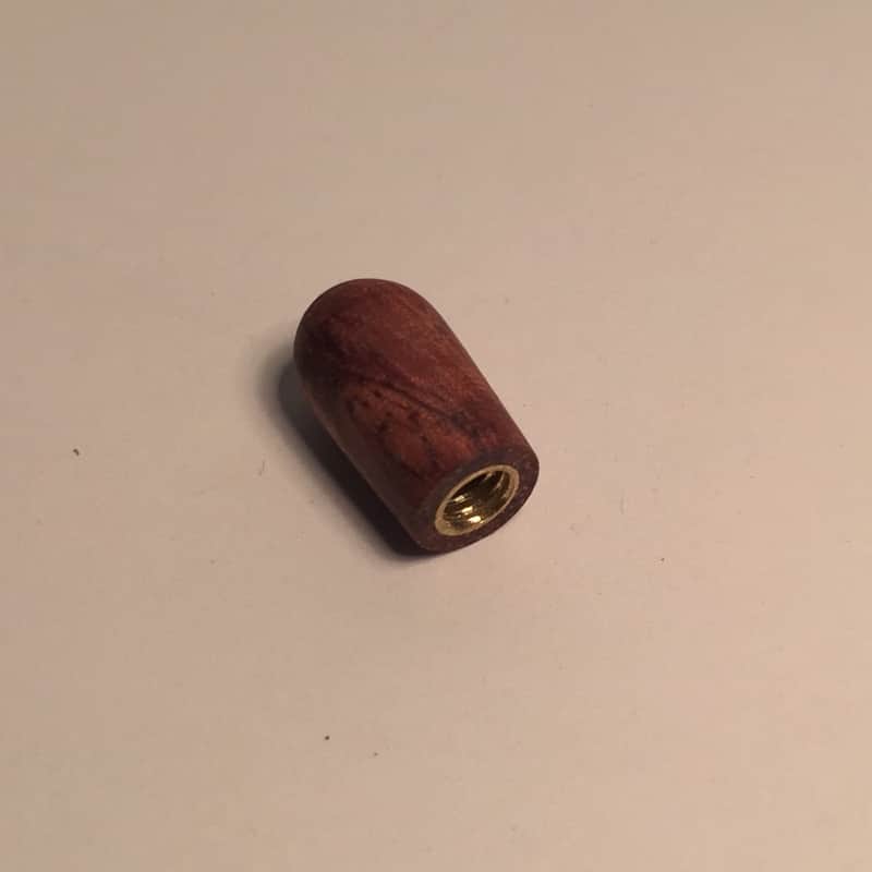 Guilford Koa 3 Way Toggle Switch Selector Knob Switchcraft - Brass Insert image 1