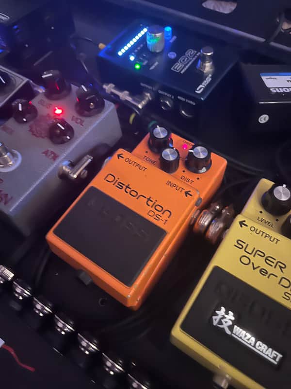 Boss DS-1 Distortion (Silver Label) 1994 - Present - Orange image 1