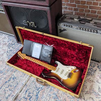 Used Fender Custom Shop 2022 Ltd Fat 50s Stratocaster - 2-Tone Sunburst w/OHSC image 10